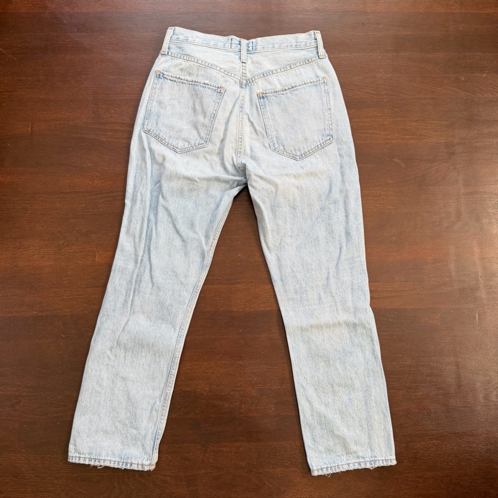 Agolde Riley High Rise Straight Crop Jeans - Picture 7 of 7
